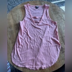 Express tank, pale pink, split sides